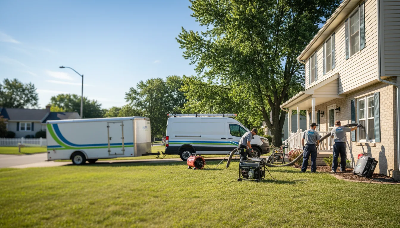 Flooded Basement Restoration And Cleanup With Repair in Mitchellville, IA near me